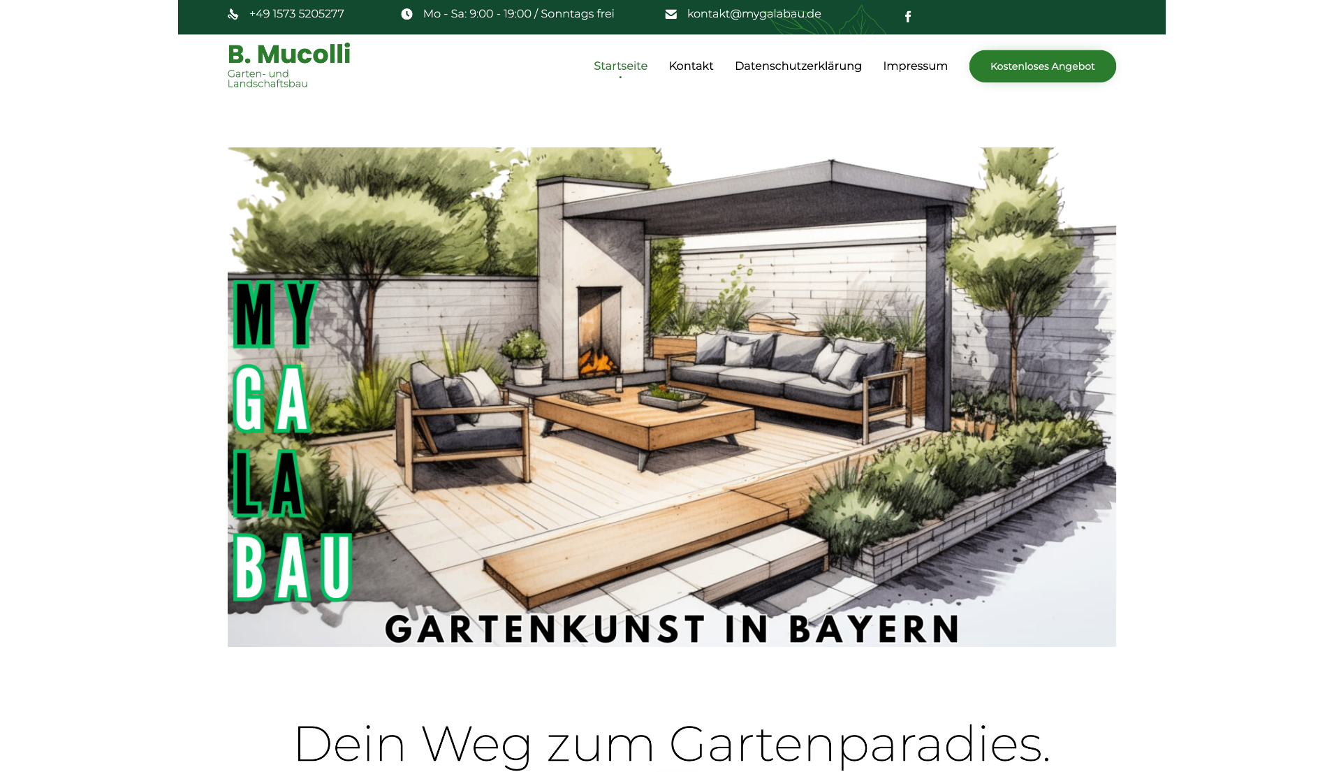 B. Mucolli Garten- & Landschaftsbau - vorher